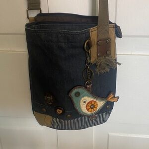 Chala Crossbody Bag with Bird Design